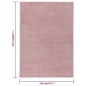 vidaXL Teppich Kurzflor 120x170 cm Rosa vidaXL Teppich Kurzflor 120x170 cm Rosa
