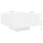 vidaXL Couchtisch Weiß 60x60x31,5 cm Holzwerkstoff vidaXL Couchtisch Weiß 60x60x31,5 cm Holzwerkstoff