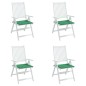 vidaXL Gartenstuhl-Kissen 4 Stk. Grün 50x50x3 cm Oxford-Gewebe vidaXL Gartenstuhl-Kissen 4 Stk. Grün 50x50x3 cm Oxford-Gewebe