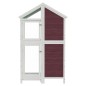 vidaXL Voliere Mokka 97x81x152 cm Massivholz Kiefer vidaXL Voliere Mokka 97x81x152 cm Massivholz Kiefer