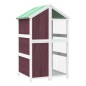 vidaXL Voliere Mokka 97x81x152 cm Massivholz Kiefer vidaXL Voliere Mokka 97x81x152 cm Massivholz Kiefer