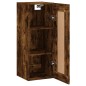vidaXL Wandschrank Räuchereiche 34,5x34x90 cm Holzwerkstoff vidaXL Wandschrank Räuchereiche 34,5x34x90 cm Holzwerkstoff