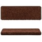 vidaXL Teppich-Treppenstufen 15 Stk. 65x21x4 cm Braun vidaXL Teppich-Treppenstufen 15 Stk. 65x21x4 cm Braun