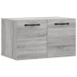 vidaXL Wandschrank Grau Sonoma 60x36,5x35 cm Holzwerkstoff vidaXL Wandschrank Grau Sonoma 60x36,5x35 cm Holzwerkstoff