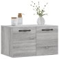 vidaXL Wandschrank Grau Sonoma 60x36,5x35 cm Holzwerkstoff vidaXL Wandschrank Grau Sonoma 60x36,5x35 cm Holzwerkstoff