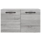 vidaXL Wandschrank Grau Sonoma 60x36,5x35 cm Holzwerkstoff vidaXL Wandschrank Grau Sonoma 60x36,5x35 cm Holzwerkstoff