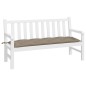 Gartenbank-Auflage Taupe 150x50x7 cm Oxford-Gewebe Gartenbank-Auflage Taupe 150x50x7 cm Oxford-Gewebe