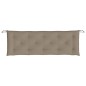 Gartenbank-Auflage Taupe 150x50x7 cm Oxford-Gewebe Gartenbank-Auflage Taupe 150x50x7 cm Oxford-Gewebe