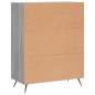 vidaXL Sideboard Grau Sonoma 69,5x34x90 cm Holzwerkstoff vidaXL Sideboard Grau Sonoma 69,5x34x90 cm Holzwerkstoff