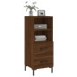 vidaXL Sideboard Braun Eichen-Optik 34,5x34x90 cm Holzwerkstoff vidaXL Sideboard Braun Eichen-Optik 34,5x34x90 cm Holzwerkstoff