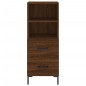 vidaXL Sideboard Braun Eichen-Optik 34,5x34x90 cm Holzwerkstoff vidaXL Sideboard Braun Eichen-Optik 34,5x34x90 cm Holzwerkstoff