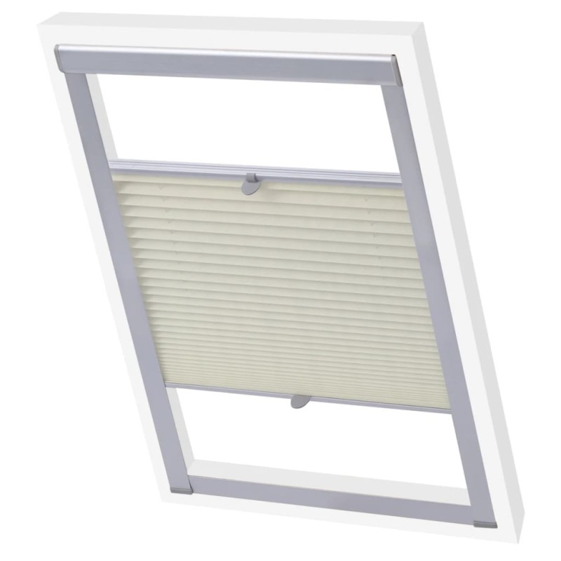 vidaXL Plissee Faltstore Cremefarben 102 vidaXL Plissee Faltstore Cremefarben 102