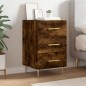 vidaXL Nachttisch Räuchereiche 40x40x66 cm Holzwerkstoff vidaXL Nachttisch Räuchereiche 40x40x66 cm Holzwerkstoff