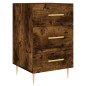 vidaXL Nachttisch Räuchereiche 40x40x66 cm Holzwerkstoff vidaXL Nachttisch Räuchereiche 40x40x66 cm Holzwerkstoff