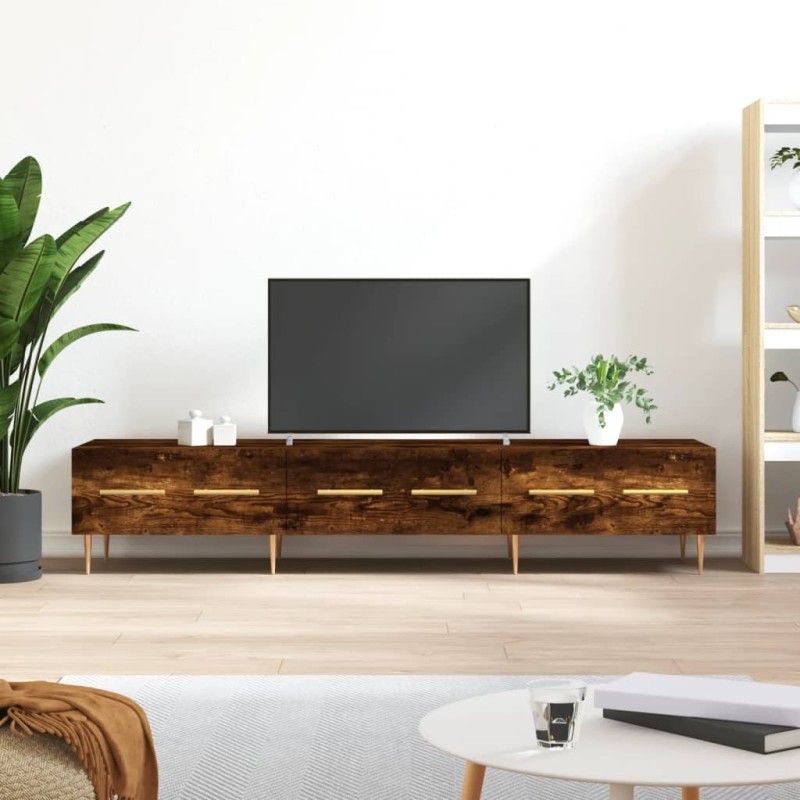 vidaXL TV-Schrank Räuchereiche 150x36x30 cm Holzwerkstoff vidaXL TV-Schrank Räuchereiche 150x36x30 cm Holzwerkstoff
