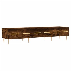 vidaXL TV-Schrank Räuchereiche 150x36x30 cm Holzwerkstoff