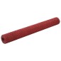vidaXL Drahtzaun Stahl mit PVC-Beschichtung 25x1,2 m Rot vidaXL Drahtzaun Stahl mit PVC-Beschichtung 25x1,2 m Rot