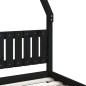 vidaXL Kinderbett Schwarz 80x160 cm Massivholz Kiefer vidaXL Kinderbett Schwarz 80x160 cm Massivholz Kiefer