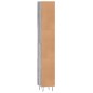 vidaXL Badschrank Grau Sonoma 30x30x190 cm Holzwerkstoff vidaXL Badschrank Grau Sonoma 30x30x190 cm Holzwerkstoff