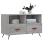 vidaXL TV-Schrank Grau Sonoma 80x36x50 cm Holzwerkstoff vidaXL TV-Schrank Grau Sonoma 80x36x50 cm Holzwerkstoff
