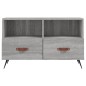 vidaXL TV-Schrank Grau Sonoma 80x36x50 cm Holzwerkstoff vidaXL TV-Schrank Grau Sonoma 80x36x50 cm Holzwerkstoff