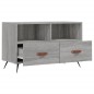vidaXL TV-Schrank Grau Sonoma 80x36x50 cm Holzwerkstoff vidaXL TV-Schrank Grau Sonoma 80x36x50 cm Holzwerkstoff