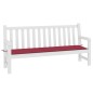 Gartenbank-Auflage Weinrot 150x50x3 cm Oxford-Gewebe Gartenbank-Auflage Weinrot 150x50x3 cm Oxford-Gewebe