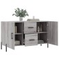 vidaXL Sideboard Grau Sonoma 100x36x60 cm Holzwerkstoff vidaXL Sideboard Grau Sonoma 100x36x60 cm Holzwerkstoff