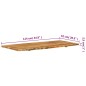 vidaXL Badezimmer-Waschtischplatte Massivholz Akazie 114x52x2,5 cm vidaXL Badezimmer-Waschtischplatte Massivholz Akazie 114x52x2,5 cm