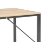 vidaXL Computertisch Schwarz und Eiche 120x60x73 cm vidaXL Computertisch Schwarz und Eiche 120x60x73 cm
