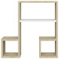 vidaXL Wandregale 2 Stk. Weiß & Sonoma-Eiche 50x15x50cm Holzwerkstoff vidaXL Wandregale 2 Stk. Weiß & Sonoma-Eiche 50x15x50cm Holzwerkstoff