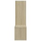 vidaXL Wandregale 2 Stk. Weiß & Sonoma-Eiche 50x15x50cm Holzwerkstoff vidaXL Wandregale 2 Stk. Weiß & Sonoma-Eiche 50x15x50cm Holzwerkstoff