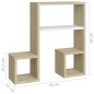 vidaXL Wandregale 2 Stk. Weiß & Sonoma-Eiche 50x15x50cm Holzwerkstoff vidaXL Wandregale 2 Stk. Weiß & Sonoma-Eiche 50x15x50cm Holzwerkstoff