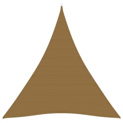 vidaXL Sonnensegel 160 g/m² Taupe 5x7x7 m HDPE