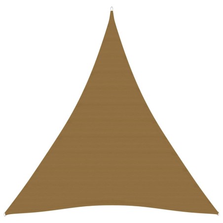 vidaXL Sonnensegel 160 g/m² Taupe 5x7x7 m HDPE