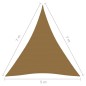 vidaXL Sonnensegel 160 g/m² Taupe 5x7x7 m HDPE vidaXL Sonnensegel 160 g/m² Taupe 5x7x7 m HDPE