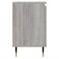 vidaXL Nachttisch Grau Sonoma 40x30x50 cm Holzwerkstoff vidaXL Nachttisch Grau Sonoma 40x30x50 cm Holzwerkstoff