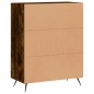 vidaXL Sideboard Räuchereiche 69,5x34x90 cm Holzwerkstoff vidaXL Sideboard Räuchereiche 69,5x34x90 cm Holzwerkstoff