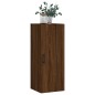 vidaXL Wandschrank Braun Eichen-Optik 34,5x34x90 cm vidaXL Wandschrank Braun Eichen-Optik 34,5x34x90 cm
