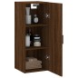 vidaXL Wandschrank Braun Eichen-Optik 34,5x34x90 cm vidaXL Wandschrank Braun Eichen-Optik 34,5x34x90 cm