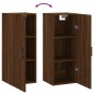 vidaXL Wandschrank Braun Eichen-Optik 34,5x34x90 cm vidaXL Wandschrank Braun Eichen-Optik 34,5x34x90 cm