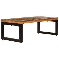 vidaXL Couchtisch 100x50x35 cm Altholz und Stahl