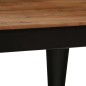 vidaXL Esstisch Akazienholz Massiv und Stahl 120 x 60 x 76 cm vidaXL Esstisch Akazienholz Massiv und Stahl 120 x 60 x 76 cm
