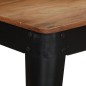 vidaXL Esstisch Akazienholz Massiv und Stahl 120 x 60 x 76 cm vidaXL Esstisch Akazienholz Massiv und Stahl 120 x 60 x 76 cm