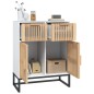 vidaXL Sideboard Weiß 60x30x75 cm Holzwerkstoff vidaXL Sideboard Weiß 60x30x75 cm Holzwerkstoff