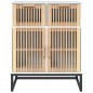 vidaXL Sideboard Weiß 60x30x75 cm Holzwerkstoff vidaXL Sideboard Weiß 60x30x75 cm Holzwerkstoff
