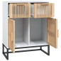 vidaXL Sideboard Weiß 60x30x75 cm Holzwerkstoff vidaXL Sideboard Weiß 60x30x75 cm Holzwerkstoff