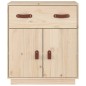 vidaXL Sideboard 65,5x40x75 cm Massivholz Kiefer vidaXL Sideboard 65,5x40x75 cm Massivholz Kiefer