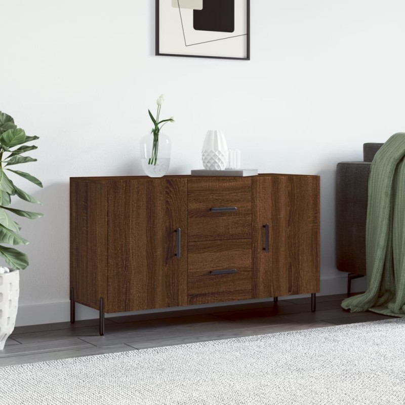 vidaXL Sideboard Braun Eichen-Optik 100x36x60 cm Holzwerkstoff vidaXL Sideboard Braun Eichen-Optik 100x36x60 cm Holzwerkstoff