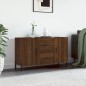 vidaXL Sideboard Braun Eichen-Optik 100x36x60 cm Holzwerkstoff vidaXL Sideboard Braun Eichen-Optik 100x36x60 cm Holzwerkstoff
